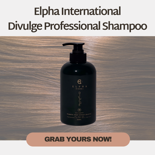Divulge Elpha Hair Care Probiotics Yeast Extract Professional Hair Shampoo