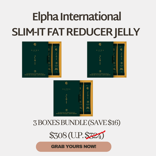 Bundle of 3 - Elpha International Slim It Nutrislim Fat Reducer Jelly