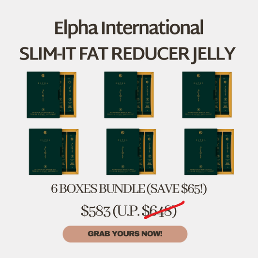 Bundle of 6 - Elpha International Slim It Nutrislim Fat Reducer Jelly