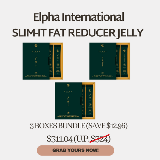 Bundle of 3 - Elpha International Slim It Nutrislim Fat Reducer Jelly